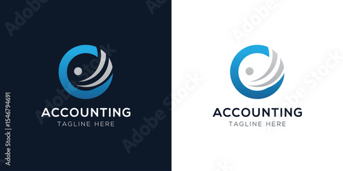 Accounting Logo Design Templates Set | Finance, Tax, Business, and Audit Icon Concepts