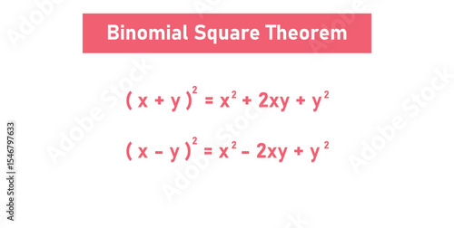 Binomial Square Theorem in Mathematics in Elementary Algebra.