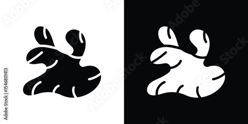 Ginger icon of a flat style vector