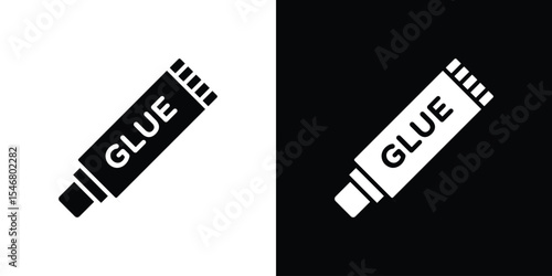 Glue stick icon of a flat style vector