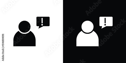 Grievance icon of a flat style vector