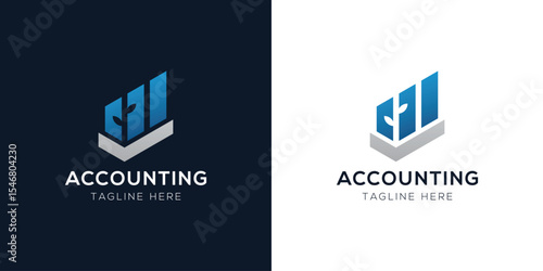Accounting Logo Design Templates Set | Finance, Tax, Business, and Audit Icon Concepts