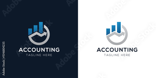 Accounting Logo Design Templates Set | Finance, Tax, Business, and Audit Icon Concepts