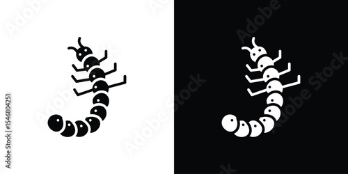 Grub icon of a flat style vector