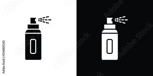 Hair spray icon of a flat style vector