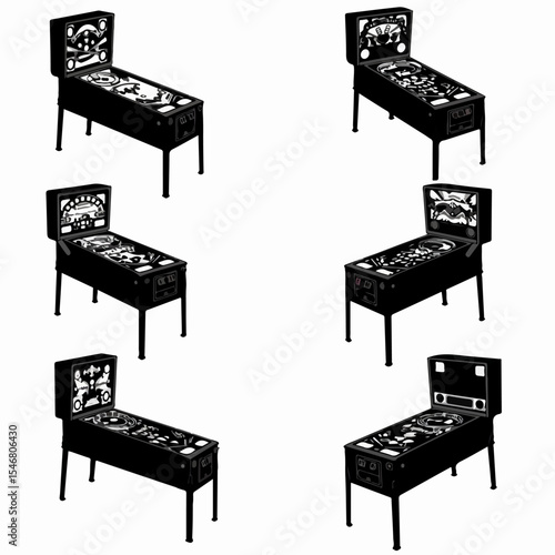 Pinball Machines Arcade Game Retro Fun Play