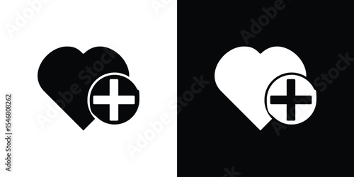 Heal icon of a flat style vector
