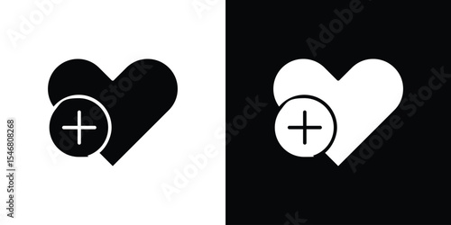 Heal icon of a flat style vector