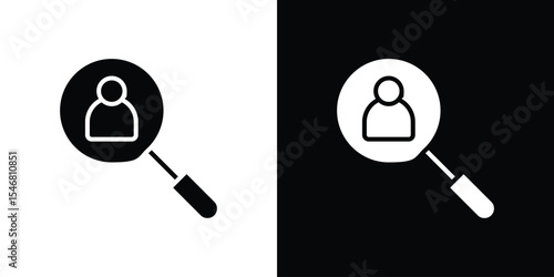 Hiring icon of a flat style vector