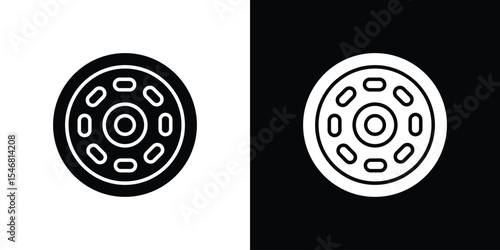 Human cells icon of a flat style vector