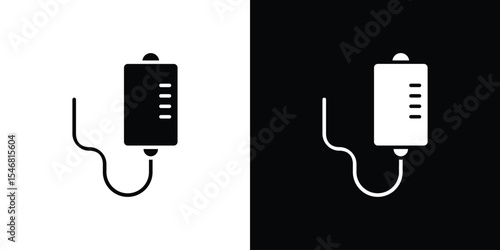 IV icon of a flat style vector