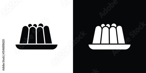 Jelly icon of a flat style vector