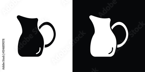 Jug icon of a flat style vector