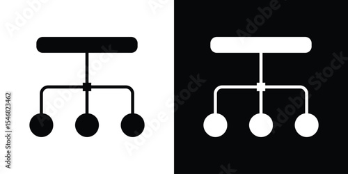 Foto Load balancer icon of a flat style vector