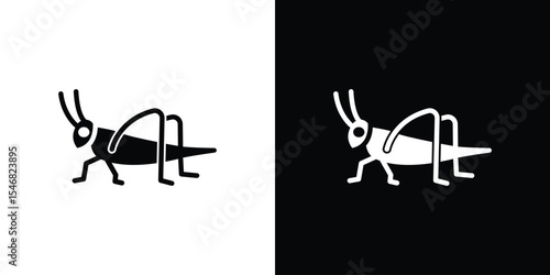 Locust icon of a flat style vector