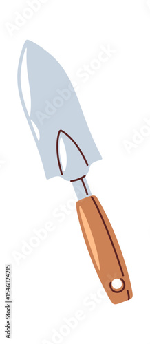 Garden trowel planting tool design
