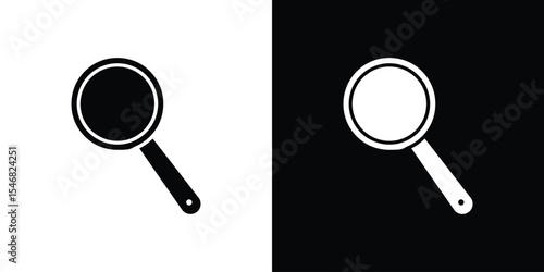 Loupe icon of a flat style vector