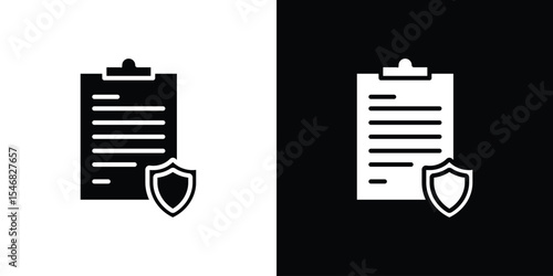 Medical insurance icon of a flat style vector