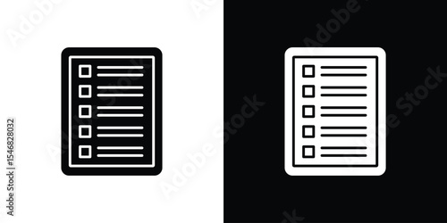 Memo Pad icon of a flat style vector