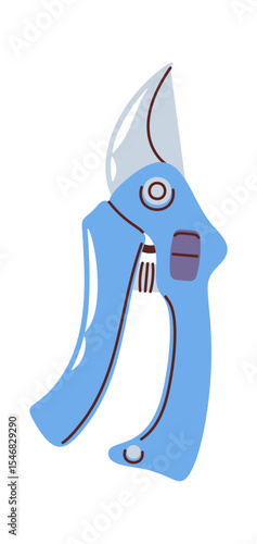 Garden secateurs pruning tool design