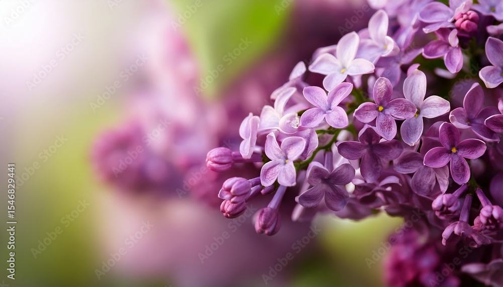 common lilac syringa vulgaris flowers closeup selective focus common lilac syringa vulgaris flowers closeup selective focus