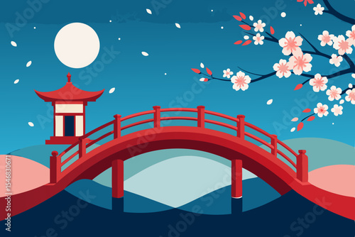 japanese lantern in the morning