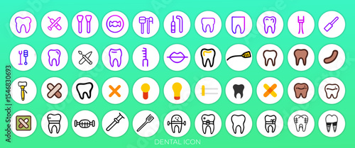 Dental Care Icon Collection: Perfect for Oral Hygiene, Dentist Tools, Preventive Measures, Whitening Solutions, teeth, dental fillings. Solid vector icons