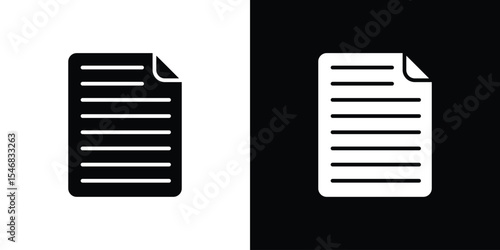 Notes icon of a flat style vector