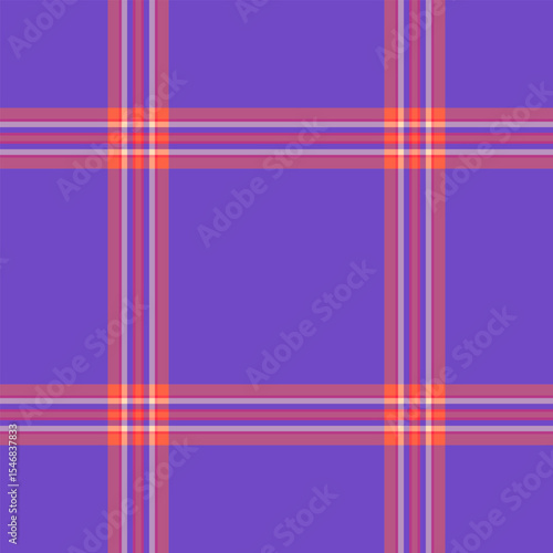 Coat texture textile seamless, knot fabric plaid background. Back tartan pattern vector check in pink and indigo colors.