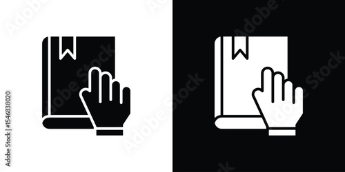 Pledge icon of a flat style vector
