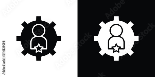 Potential icon of a flat style vector