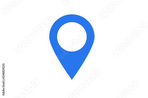 Free Download blue location icon design on transparent background png file type - GFXLoad