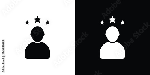Premium User icon of a flat style vector
