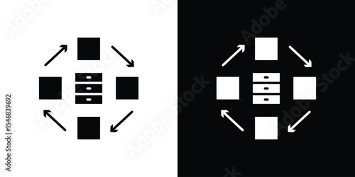 Procedure icon of a flat style vector