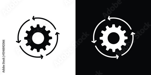 Recovery icon of a flat style vector