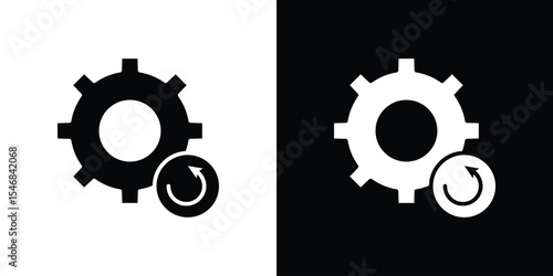 Recovery icon of a flat style vector
