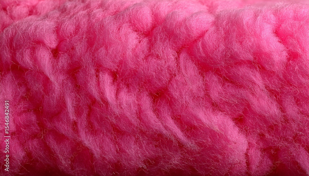 Obraz premium vibrant pink felt surface close up