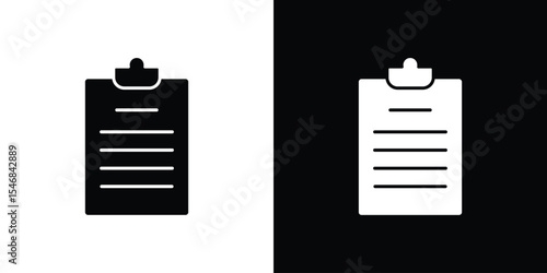 Report icon of a flat style vector