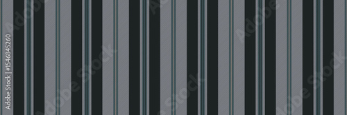 Christmas card lines texture fabric, setting textile stripe vector. Setail vertical background seamless pattern in black and white colors.