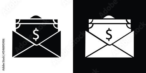 Salary icon of a flat style vector