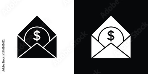Salary icon of a flat style vector