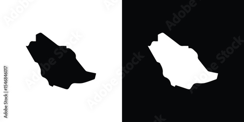 Saudi arabia icon of a flat style vector