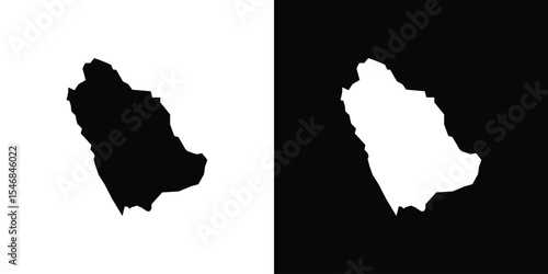 Saudi arabia icon of a flat style vector