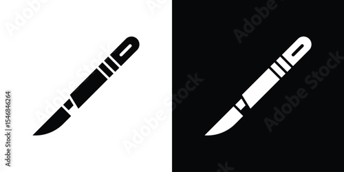 Scalpel icon of a flat style vector