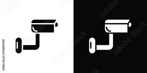 Security camera icon of a flat style vector