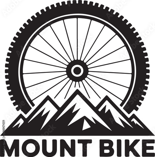 Mountain Bike Wheel and Peaks Adventure Awaits