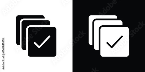 Select all icon of a flat style vector