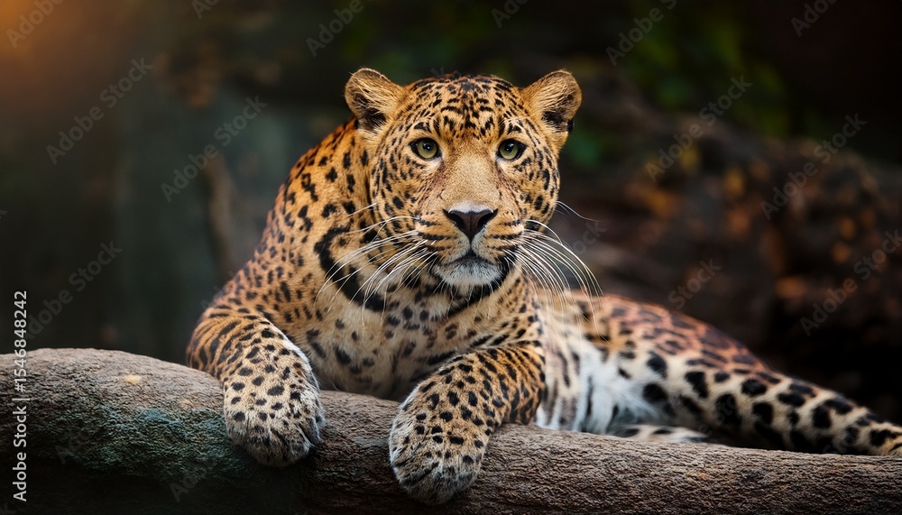 Fototapeta premium animal leopard and zoo