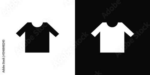 Shirt icon of a flat style vector