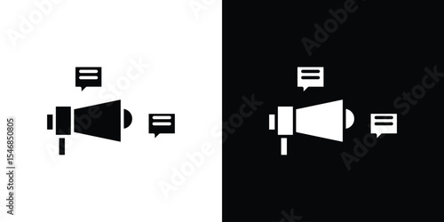 Social campaign icon of a flat style vector